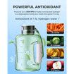 1500ml MAX Hydrogen Water Bottle, Hydrogen Water Generator with SPE/PEM Technology Green