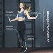 Purple-Jump Rope with Counter, Cordless Weighted Jump Rope Adjustable Skipping Rope with Calorie Counter for Fitness Exercise Training Indoor Outdoor