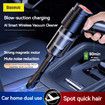 4000mAh Car vacuum cleaner Wireless 4 in 1 Large Suction Power Strong Quiet Noise Reduction Strong Magnetic Motor Car Household