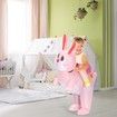 100120cm Easter Inflatable Pink Bunny Costume for Men Women, Party Dress Up Riding Rabbit Blow up Costumes Kids