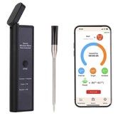 Wireless Meat Thermometer with 493FT Long Wireless Range,Instant Read Digital Food Thermometer,Smart APP Control,Charging Dock,Kitchen Thermometer