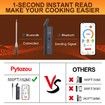 Wireless Meat Thermometer with 493FT Long Wireless Range,Instant Read Digital Food Thermometer,Smart APP Control,Charging Dock,Kitchen Thermometer