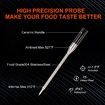 Wireless Meat Thermometer with 493FT Long Wireless Range,Instant Read Digital Food Thermometer,Smart APP Control,Charging Dock,Kitchen Thermometer