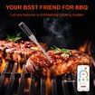 Wireless Meat Thermometer with 493FT Long Wireless Range,Instant Read Digital Food Thermometer,Smart APP Control,Charging Dock,Kitchen Thermometer