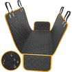 Pets Dog Car Seat Cover for Back Seat Car Seat Protector Dog Hammock for Car - Waterproof Cover for Trucks, Sedans & SUVs( Orange-137*147cm)