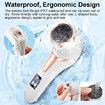 Electric Foot Callus Remover, Rechargeable Electric Callus Remover with 3 Rollers and 2 Speeds, Callus Removal and Dead Skin Color White