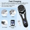 Electric Foot Callus Remover, Rechargeable Electric Callus Remover with 3 Rollers and 2 Speeds, Callus Removal and Dead Skin Color Black