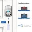 Smart Fingerprint Keyless Entry Door Lock with Keypad Smart Deadbolt Lock for Front Door with Door Lock Easy Installation (Color Silver)