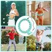 (Green)32 Detachable Knots-2 in 1 Abdomen Fitness Massage Non Fall Smart Hooola Hoop with Auto Spinning Ball,Weighted Exercise Hoop Plus Size