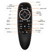G10s Pro Voice Air Fly Mouse with Backlight, 2.4G Wireless 6-Axis Gyroscope Air Mouse Remote Control, IR Learning Controller for Android TV Box T9 H96 Max X96 X88 Mini M8s A95x