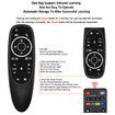 G10s Pro Voice Air Fly Mouse with Backlight, 2.4G Wireless 6-Axis Gyroscope Air Mouse Remote Control, IR Learning Controller for Android TV Box T9 H96 Max X96 X88 Mini M8s A95x