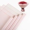 20 Sheets Flower Wrapping Paper - Waterproof Floral Bouquet Wrapping Paper,Florist Supplies Packaging Paper for Wedding Birthday Gift DIY (Transparent Pink)