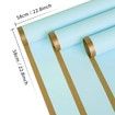 20 Sheets Flower Wrapping Paper - Waterproof Floral Bouquet Wrapping Paper,Florist Supplies Packaging Paper for Wedding Birthday Gift DIY (Light Blue)