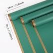 20 Sheets Flower Wrapping Paper - Waterproof Floral Bouquet Wrapping Paper,Florist Supplies Packaging Paper for Wedding Birthday Gift DIY (Green)