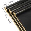 20 Sheets Flower Wrapping Paper - Waterproof Floral Bouquet Wrapping Paper,Florist Supplies Packaging Paper for Wedding Birthday Gift DIY (Black)