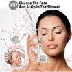 Electric Scalp Massager, Portable Heated Head Kneading Massage Nodes for Deep Cleansing, Hair Growth