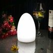 LED Colorful Egg Shaped Night Light USB Charging Desk Lamp Table Lamp for Home Outdoor Bar, 10x15cm