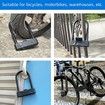 Bicycle Lock U Lock Heavy Duty 4 Digit Combination Password Waterproof Shackle Keyless Bike Security Home School Travel Anti Theft