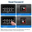 Bicycle Lock U Lock Heavy Duty 4 Digit Combination Password Waterproof Shackle Keyless Bike Security Home School Travel Anti Theft