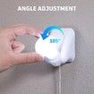8Pcs Led Wall Light Bulb with Pull Chain Portable LED Bulb Night Light Battery Operated Self Adhesive Wall Mount Light Good for Outdoor Cabinet Bedroom