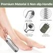Foot File Foot Scrubber Pedicure,Callus Remover for Feet Professional Grater Rasp Foot Scraper Corns Callous Removers Cracked Dead Skin Remover for Dry and Wet Feet (Grey)