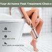 Foot File Foot Scrubber Pedicure,Callus Remover for Feet Professional Grater Rasp Foot Scraper Corns Callous Removers Cracked Dead Skin Remover for Dry and Wet Feet (Grey)
