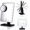 Makeup Mirror with 20 LED Lights,Black