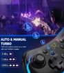 Switch Controller Compatible with Switch/Lite/OLED,Switch Pro Controller With RGB Breathing LED,Supports Multi-Platform & App with Turbo,Wake-up Function