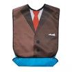 Bibs for Eating, Washable and Waterproof Bibs for Elderly Men 34 X 17.5 Inch Clothing Protectors for Men Seniors , Bow Tie