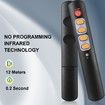 TV Remote Big Buttons Simple Elderly Universal Large Button Control Television Senior Kids Assisted Aid Easy Use