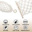 Hanging Fruit Hammock with Hooks, Hanging Fruit Basket Under the Kitchen Cabinet for Storing Fruits Kitchen Decor(Oval)