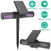 Solar Bug Zapper Light for Outdoor Automatic Operation at Night Perfect for Garden, Backyard, Kitchen, and Camping Effective Mosquito and Fly Trap
