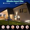 Solar Bug Zapper Light for Outdoor Automatic Operation at Night Perfect for Garden, Backyard, Kitchen, and Camping Effective Mosquito and Fly Trap