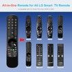 Magic Remote MR23GA Replacement for LG Magic Remote 2023 Universal Remote Control for LG Smart TV Remote, NO Voice Function, No Pointer Function LG TV Remote Compatible with All Models for LG TV