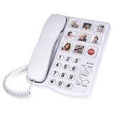 Big Button Corded Phone for Seniors, Landline Phones with One Touch Dialing, Extra Loud Ringer for Home, Office, Hotel