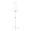 Female Mannequin Wire Dress Form Upper Torso Clothing Model Manikin Dressmaking Dummy Adjustable White