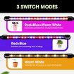 LED Plant Grow Light Full Spectrum Indoor Flower Growing Lamp 4 Heads 80 LEDs Height Adjustable Tripod Stand Auto Timer
