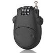 Retractable Cable Lock, Security Password Lock Steel Cable Luggage Locks