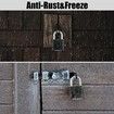 Outdoor Padlock [One Touch Unlock] High Security Weatherproof, Hidden Password Design Suitable for Locker,Black