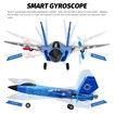 RC Airplane F-35 Jet Plane 2 CH Easy to Fly for Kids Beginners (Blue)