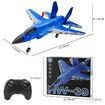 RC Airplane F-35 Jet Plane 2 CH Easy to Fly for Kids Beginners (Blue)