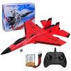 RC Airplane 2CH RC Plane 2.4GHz Remote Control Plane RTF SU35 RC Jet Easy to Fly Airplane Toys rc Planes for Kids and Beginner with Night Lights (Red)