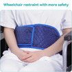 Bed Restraint Strap for Elderly, AntitoFall Waist Belt for Elderly,Adjustable Wheelchair Seat Safety Belt