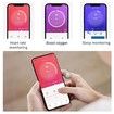 Smart Ring 12# Fitness Tracker Activity Tracker Rate Monitor Sleep Recorder Activity Reminder IP68 Waterproof Level Silver