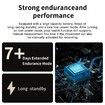 Smart Ring 12# Fitness Tracker Activity Tracker Rate Monitor Sleep Recorder Activity Reminder IP68 Waterproof Level Silver