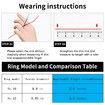 Smart Ring 12# Fitness Tracker Activity Tracker Rate Monitor Sleep Recorder Activity Reminder IP68 Waterproof Level Silver
