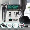 Mens Electric Razor for Men Face Shaver f Rechargeable Razors Cordless Waterproof Wet Dry
