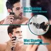 Mens Electric Razor for Men Face Shaver f Rechargeable Razors Cordless Waterproof Wet Dry