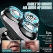 Mens Electric Razor for Men Face Shaver f Rechargeable Razors Cordless Waterproof Wet Dry