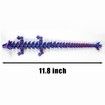 12" 3D Printed Crystal Dragon,Articulated Dragon,Dragon Fidget Toy,Home Office Decor Executive Desk Toy (Laser Purple)